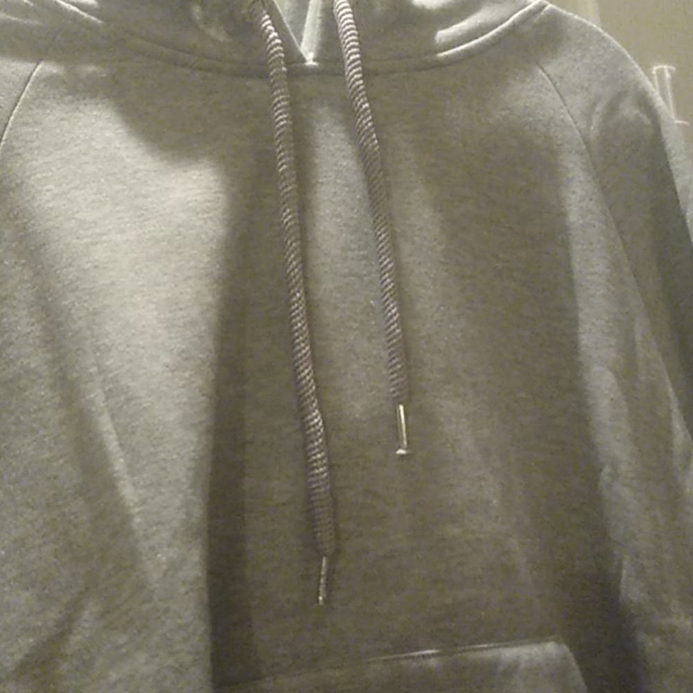 NWT Bebe Sport Heather Grey Hoodie - Picture 10 of 10